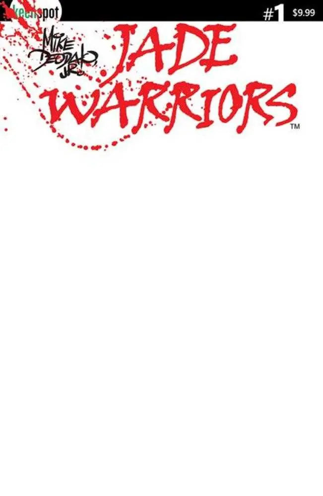 Jade Warriors #1 Cover C Blank Sketch Variant Ex Posse Holdings/Keenspot