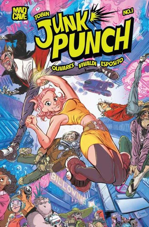 Junk Punch #1 (Of 5) Cover E Carlos Javier Olivares Foil Variant (Mature) Mad Cave Studios