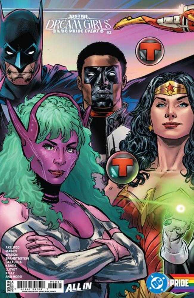 Justice League Dream Girls A DC Pride Event #3 (Of 4) Cover B Phil Jimenez Connecting Card Stock Variant DC Comics