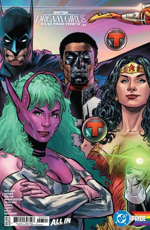 Justice League Dream Girls A DC Pride Event #3 (Of 4) Cover B Phil Jimenez Connecting Card Stock Variant DC Comics