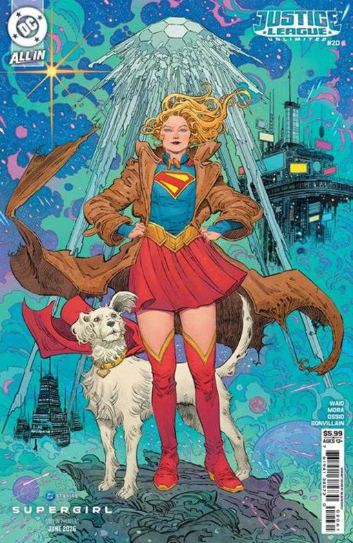 Justice League Unlimited #20 Cover F Bilquis Evely Supergirl Movie Card Stock Variant DC Comics