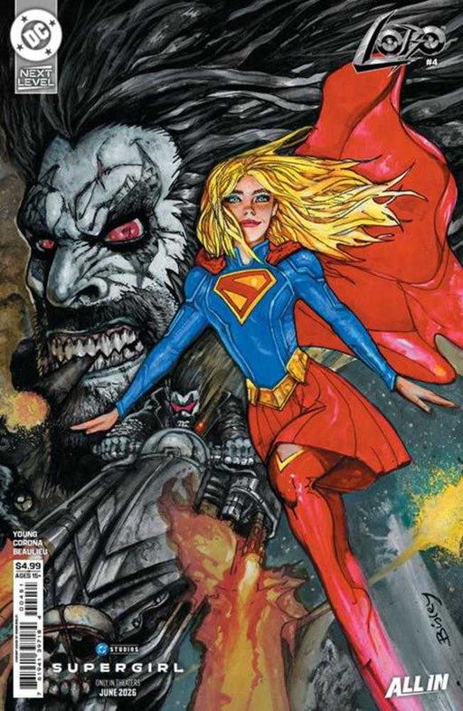 Lobo #4 Cover E Simon Bisley Supergirl Movie Card Stock Variant DC Comics