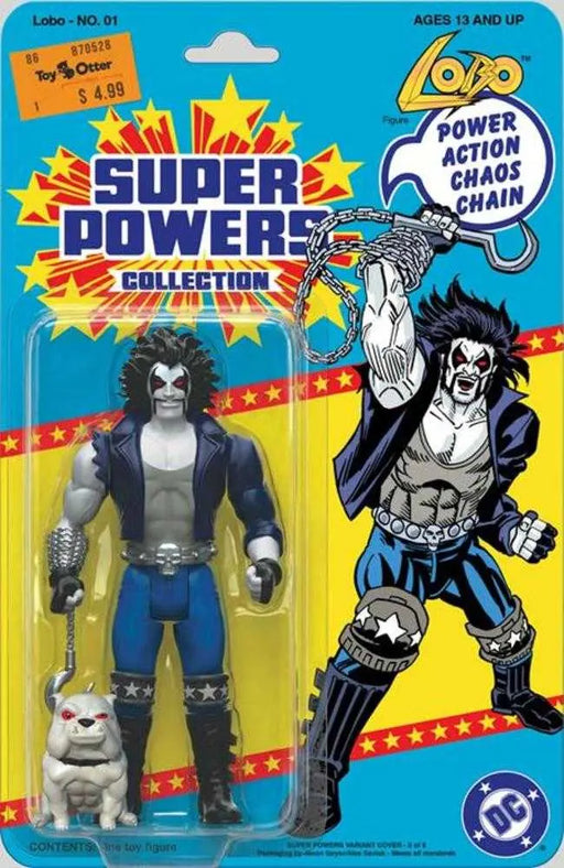 Lobo #1 Facsimile Edition Cover B Jason Geyer & Alex Saviuk Lobo Super Powers Card Stock Variant DC Comics