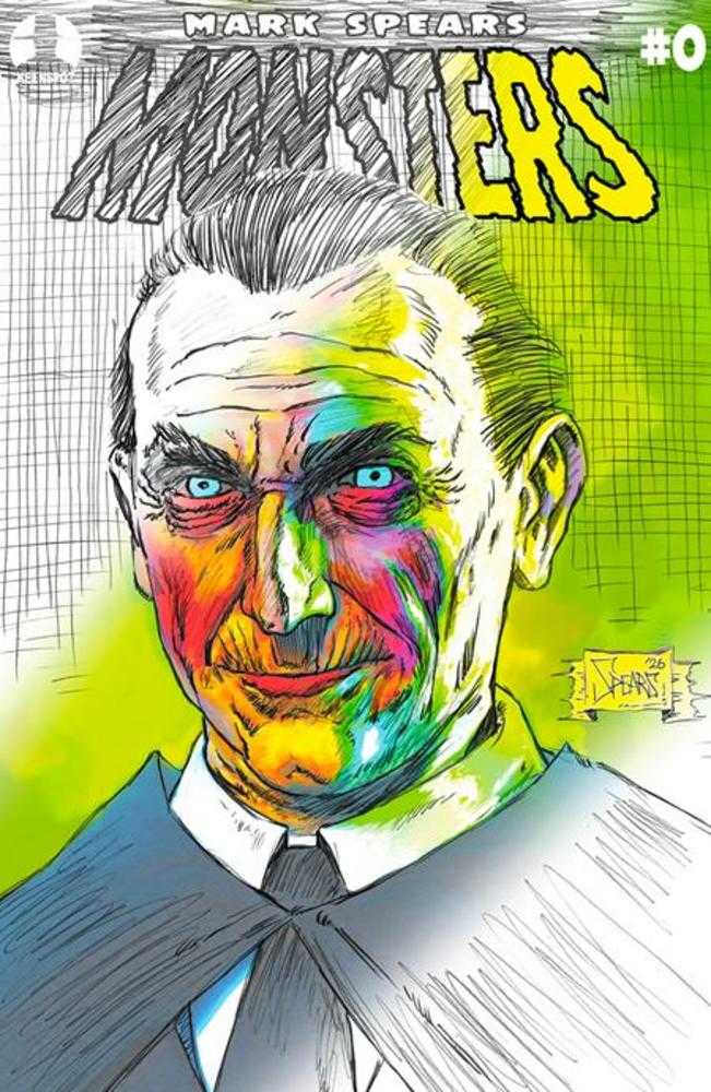 Mark Spears Monsters #0 Deluxe Edition (One Shot) Cover D Mark Spears Dracula Sketch Variant Ex Posse Holdings/Keenspot