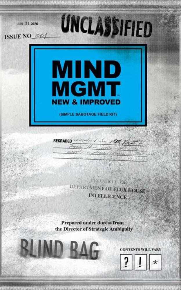Mind Mgmt New & Improved #1 Cover C Blind Bag Variant Oni Press