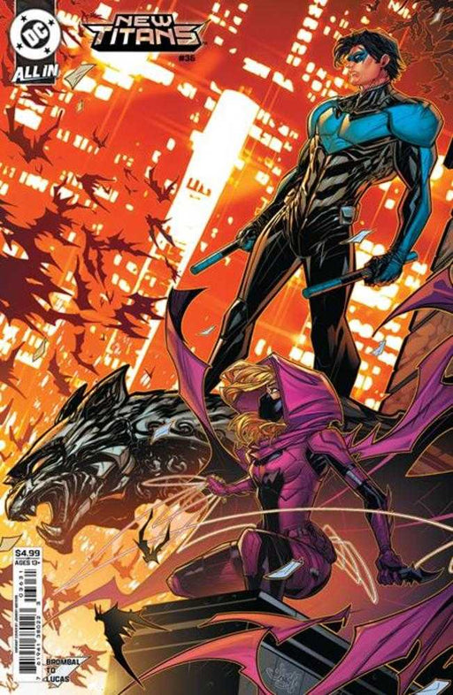 New Titans #36 Cover C Jonboy Meyers Card Stock Variant DC Comics