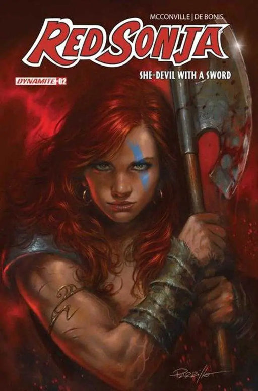 Red Sonja She Devil With A Sword #2 Cover B Lucio Parrillo Variant Dynamite Entertainment