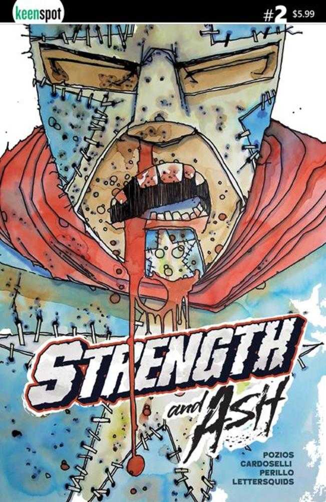Strength & Ash #2 Cover A Stefano Cardoselli & Francesca Perillo Red White & Blue Ex Posse Holdings/Keenspot
