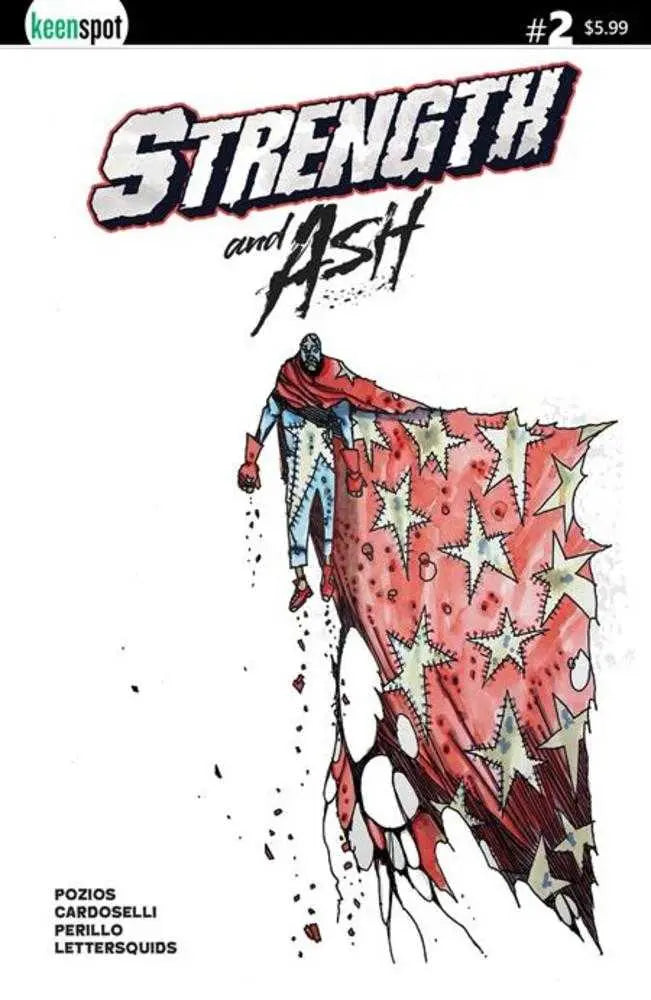 Strength & Ash #2 Cover B Stefano Cardoselli & Francesca Perillo Tattered Cape Variant Ex Posse Holdings/Keenspot