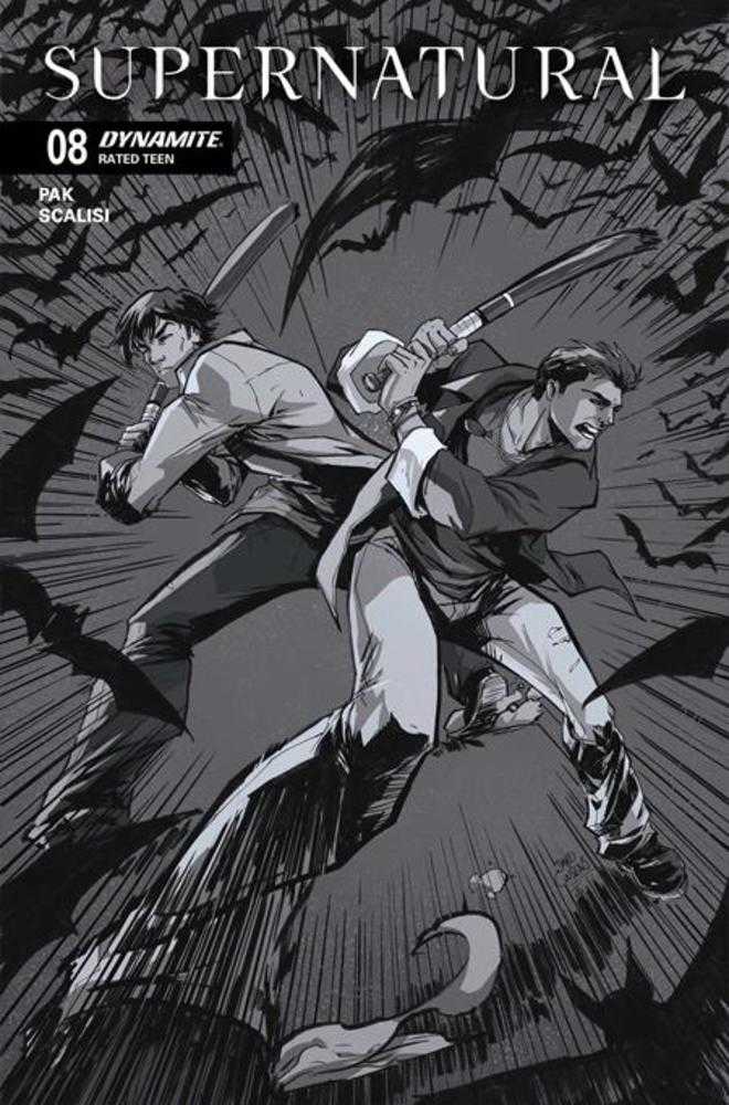 Supernatural #8 Cover G 1 in 10 David Cousens Line Art Variant Dynamite Entertainment