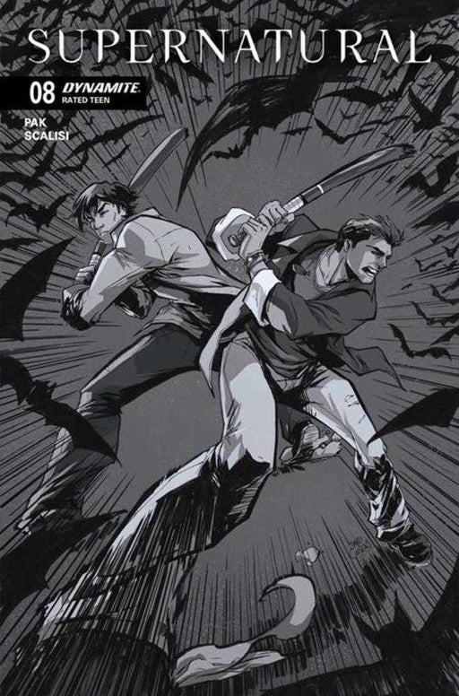 Supernatural #8 Cover G 1 in 10 David Cousens Line Art Variant Dynamite Entertainment