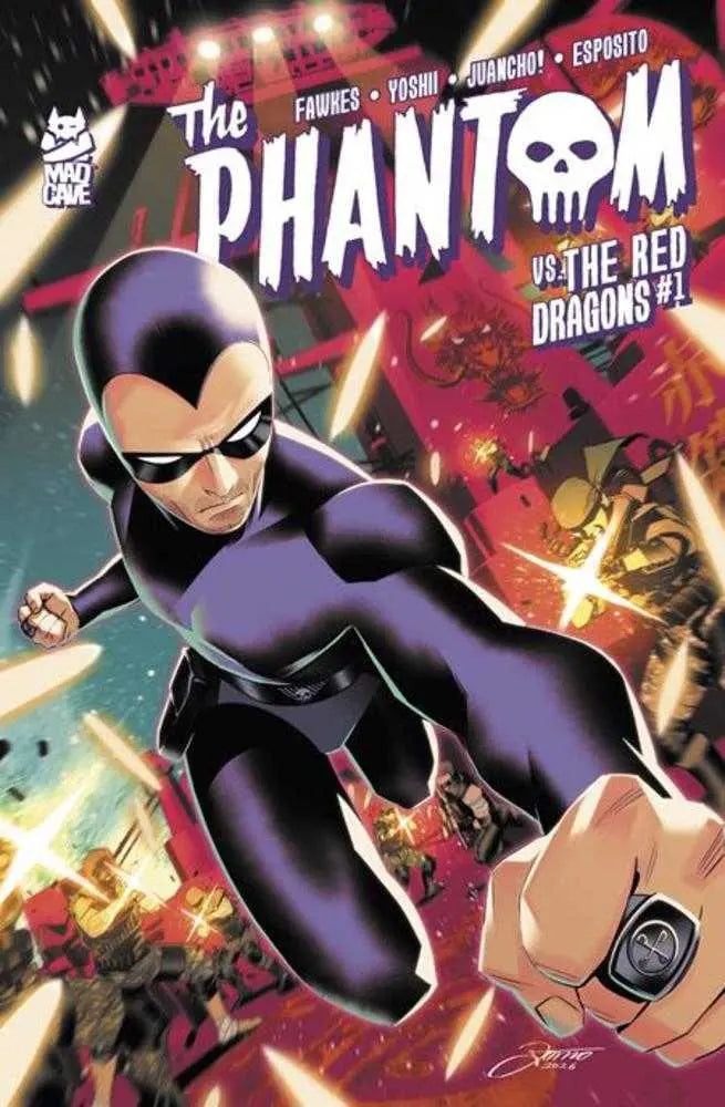 Phantom vs The Red Dragons (One Shot) Cover A Alessio Zonno Mad Cave Studios