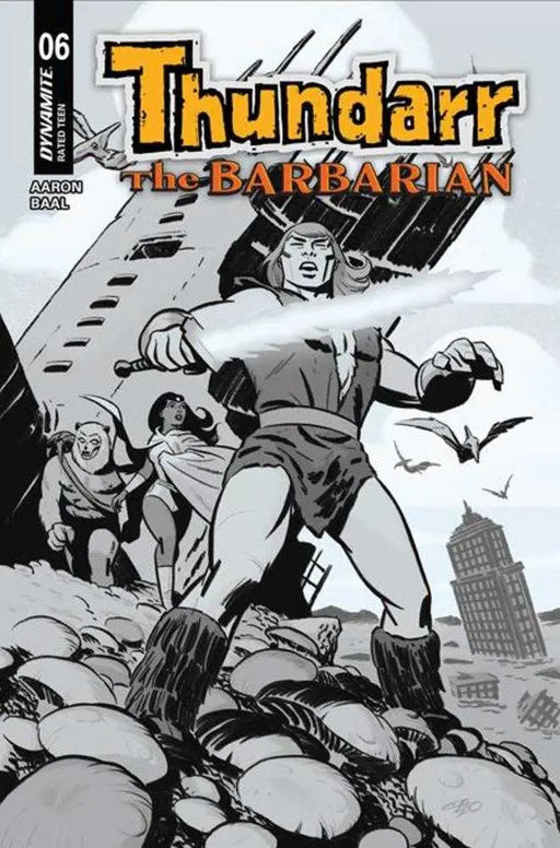 Thundarr The Barbarian #6 Cover F 1 in 10 Michael Cho Line Art Variant Dynamite Entertainment