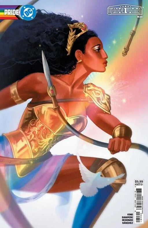 Wonder Woman #34 Cover E Fatima Wajid DC Pride Card Stock Variant DC Comics