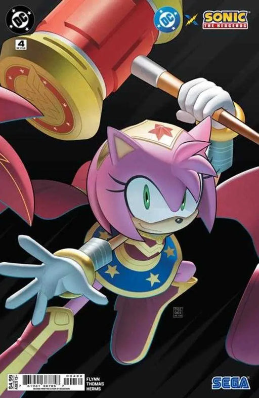 DC X Sonic The Hedgehog #4 (Of 5) 2nd Print Deegeemin Connecting DC Comics
