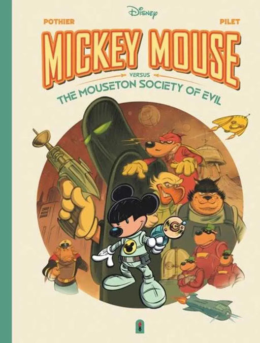 Walt Disneys Mickey Mouse Versus The Mouseton Society Of Evil Hardcover Fantagraphics Books