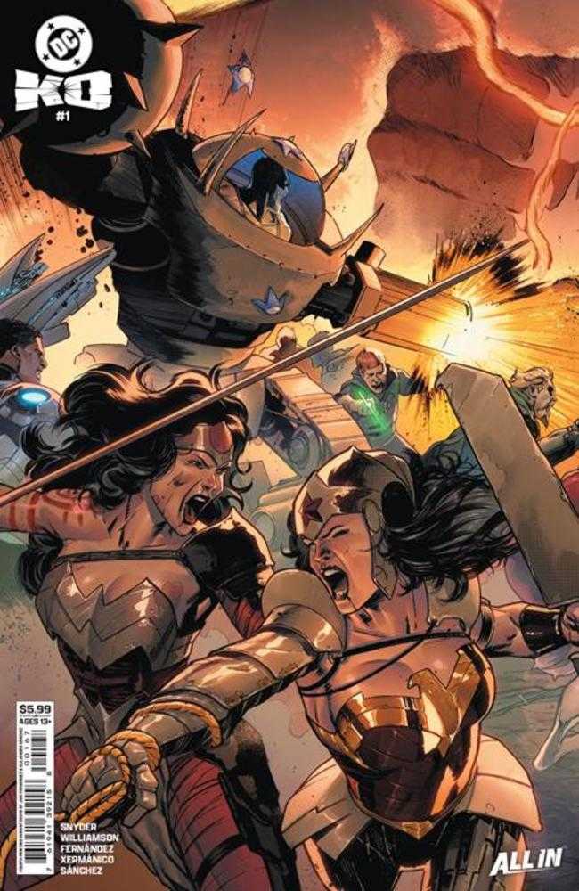 DC K.O. #1 (Of 5) 4th Print Cover B Javi Fernandez Connecting Card Stock Variant DC Comics