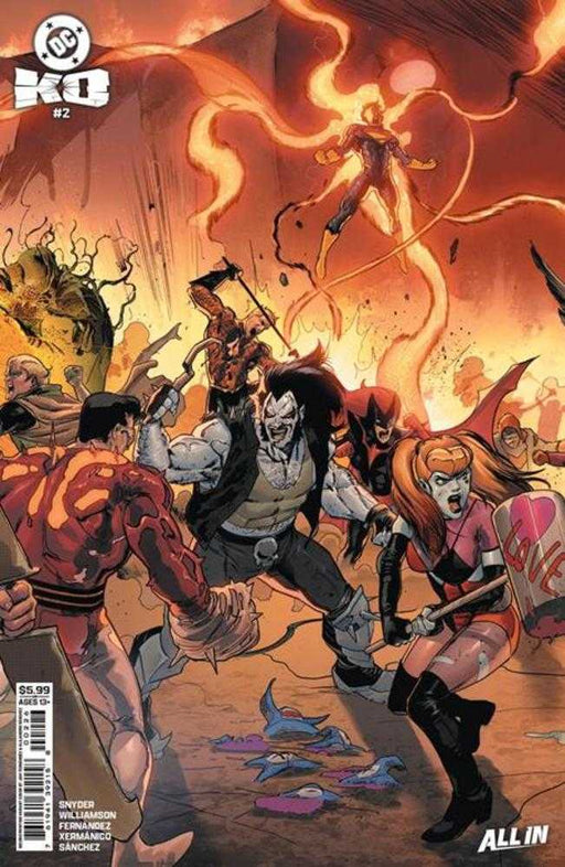 DC K.O. #2 (Of 5) 2nd Print Cover B Javi Fernandez Connecting Card Stock Variant DC Comics
