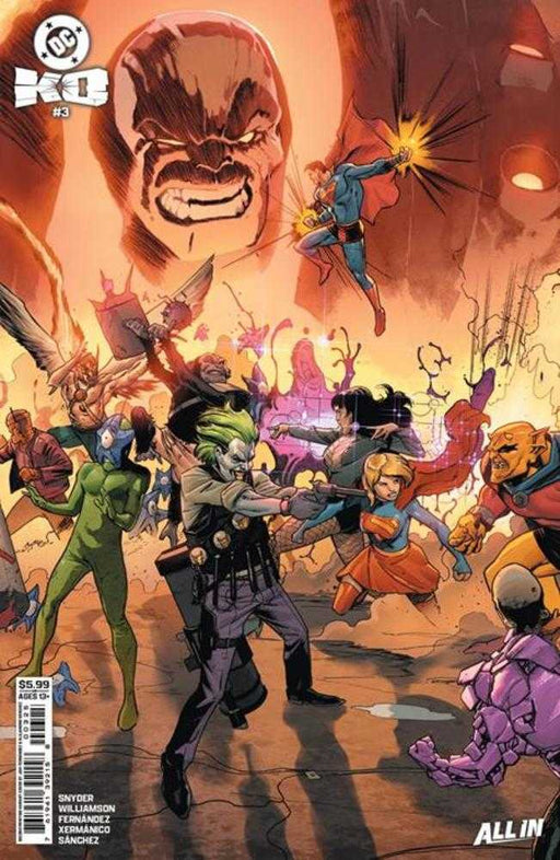 DC K.O. #3 (Of 5) 2nd Print Cover B Javier Fernandez Connecting Card Stock Variant DC Comics