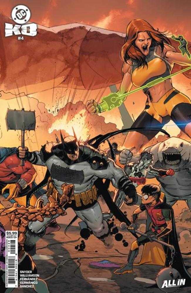 DC K.O. #4 (Of 5) 2nd Print Cover B Javier Fernandez Connecting Card Stock Variant DC Comics