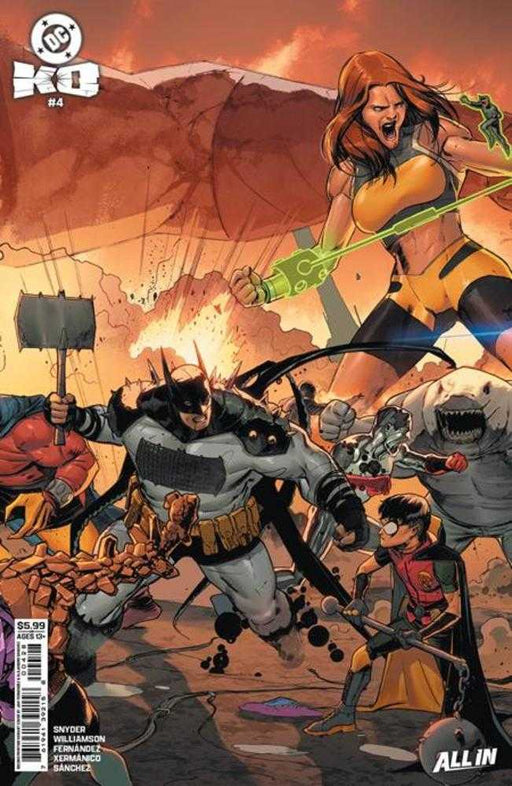 DC K.O. #4 (Of 5) 2nd Print Cover B Javier Fernandez Connecting Card Stock Variant DC Comics