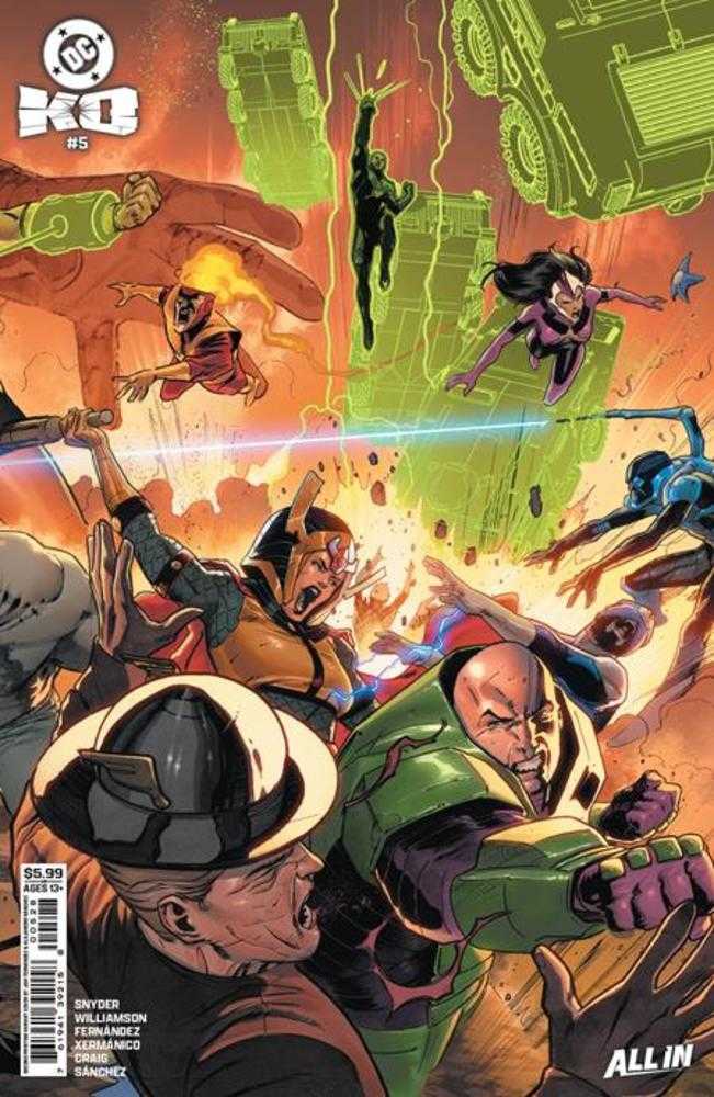 DC K.O. #5 (Of 5) 2nd Print Cover B Javier Fernandez Connecting Card Stock Variant DC Comics