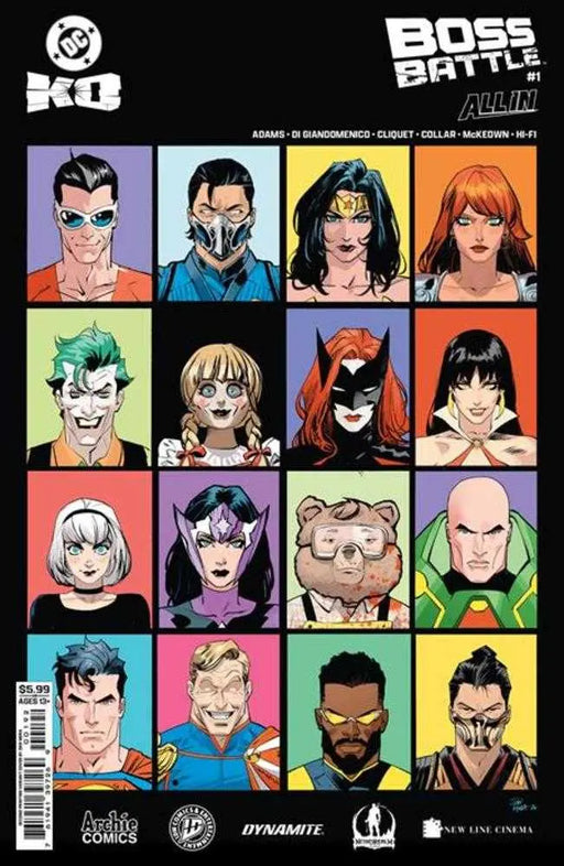 DC K.O. Boss Battle #1 (One Shot) 2nd Print Cover B Dan Mora Card Stock Variant DC Comics