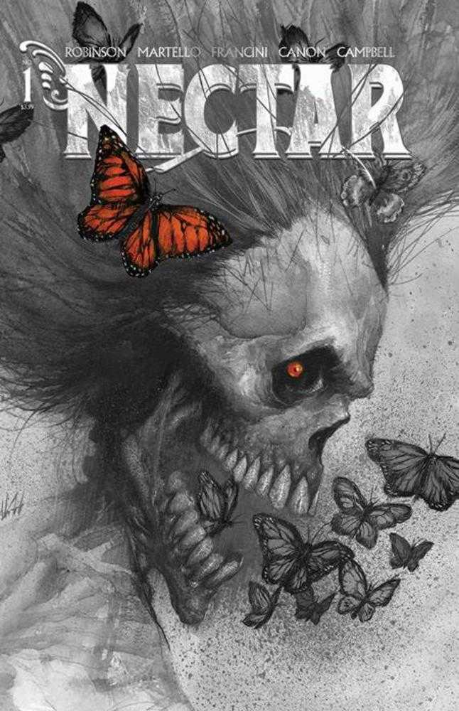Nectar #1 3rd Print Cover D Inc 1:2 (20) Jonathan Wayshak Black & White Variant Vault Comics