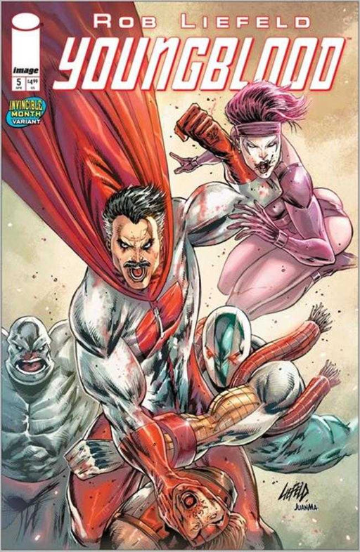 Youngblood #5 Cover G Rob Liefeld Invincible Team Up Variant (Mature) Image Comics