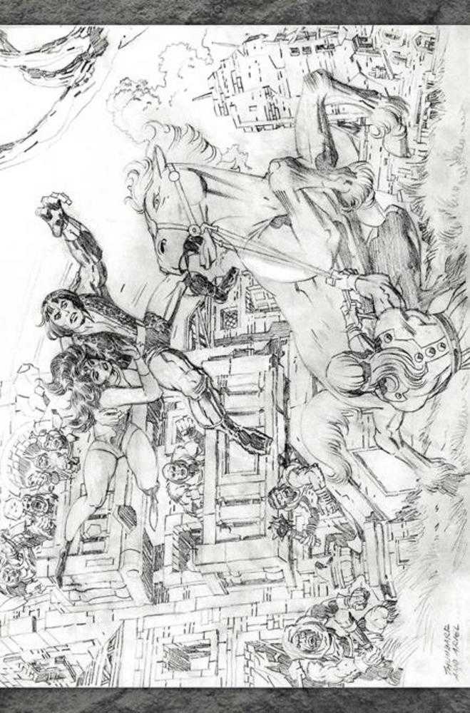 Thundarr The Barbarian #3 Cover M Foc Inc 1:7 Jack Kirby Model Sheet Full Art Variant Dynamite Entertainment