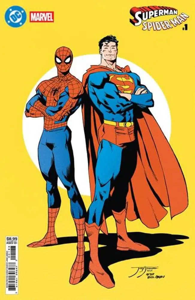 DC Marvel Superman Spider-Man #1 (One Shot) 2nd Print Cover B Jorge Jimenez Card Stock Variant DC Comics
