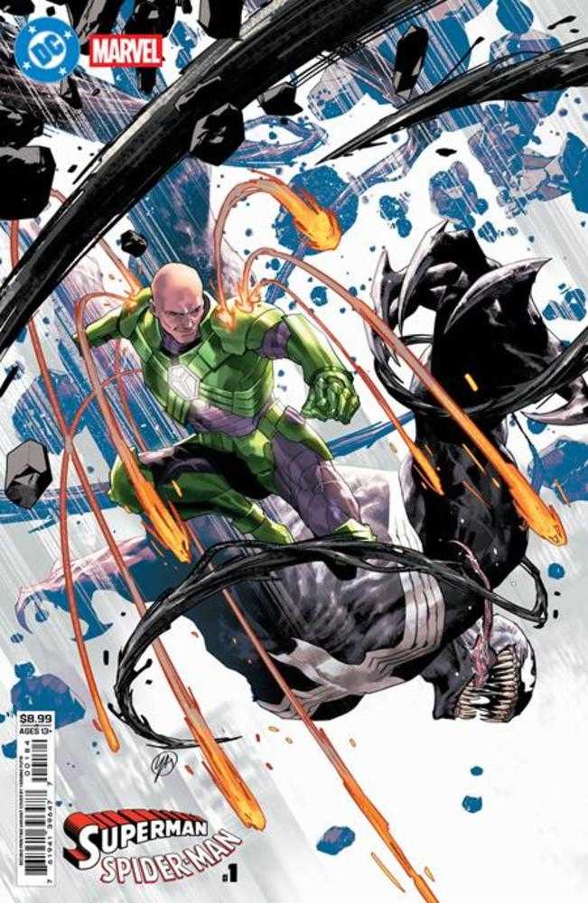 DC Marvel Superman Spider-Man #1 (One Shot) 2nd Print Cover C Yasmine Putri Card Stock Variant DC Comics