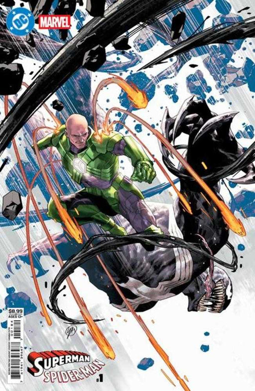 DC Marvel Superman Spider-Man #1 (One Shot) 2nd Print Cover C Yasmine Putri Card Stock Variant DC Comics