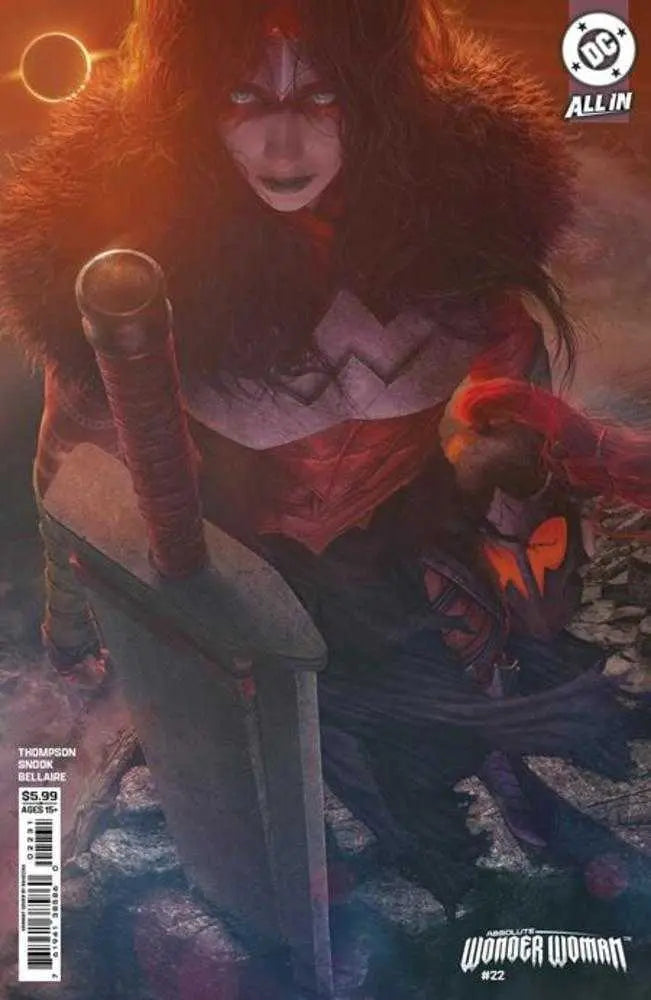 Absolute Wonder Woman #22 Cover C Rahzzah Card Stock Variant DC Comics