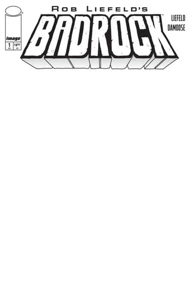 Badrock #1 Cover F Blank Sketch Variant Image Comics