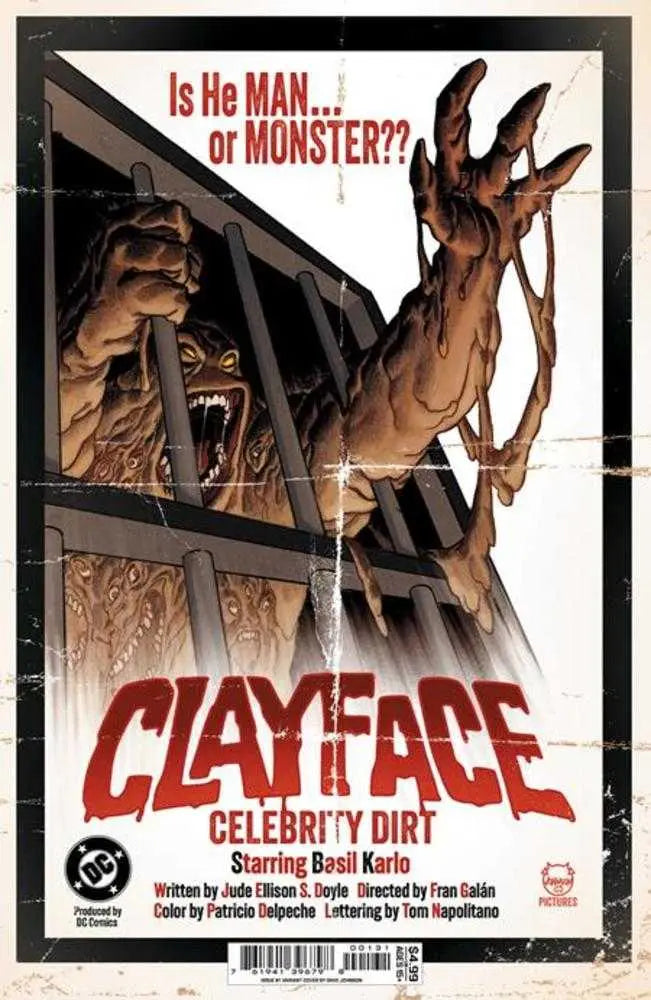 Clayface Celebrity Dirt #1 (Of 6) Cover C Dave Johnson Card Stock Variant DC Comics
