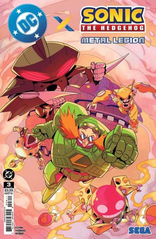 DC X Sonic The Hedgehog The Metal Legion #3 (Of 5) Cover A Pablo M Collar DC Comics