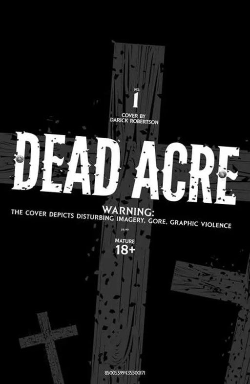 Dead Acre #1 Cover G Darick Robertson Nsfw Black Bag Variant Vault Comics