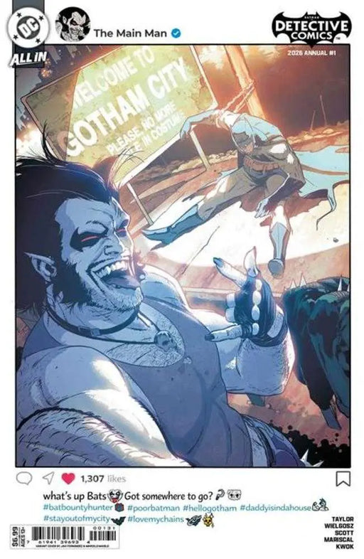 Detective Comics 2026 Annual #1 (One Shot) Cover C Javier Fernandez Card Stock Variant DC Comics