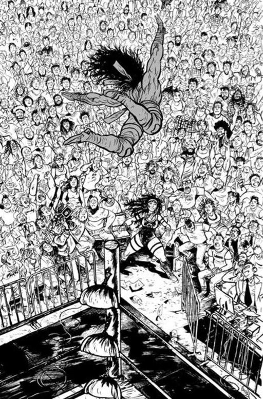 Do A Powerbomb Black And White #1 (Of 3) Cover D Daniel Warren Johnson Variant Image Comics