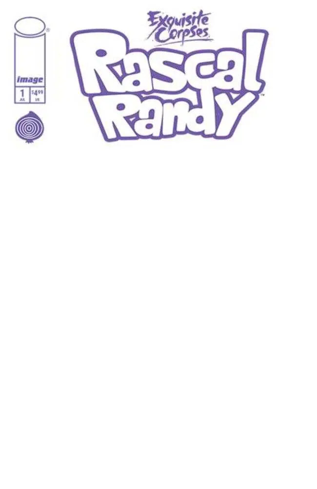 Exquisite Corpses Rascal Randy #1 (Of 5) Cover D Blank Sketch Variant  (Mature) Image Comics
