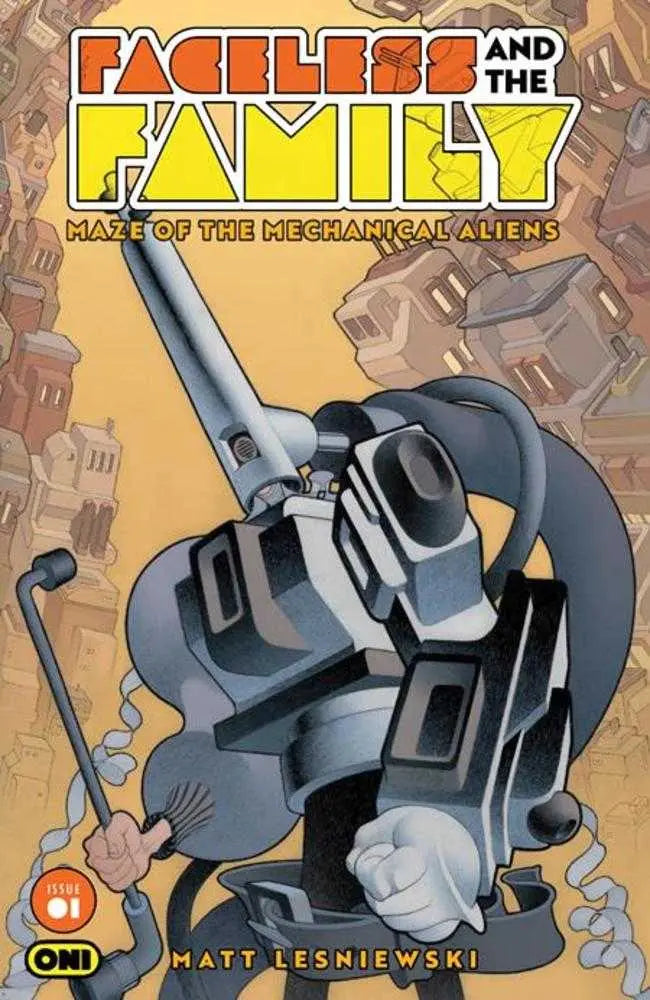 Faceless And The Family Maze Of The Mechanical Aliens #1 (Of 4) Cover A Matt Lesniewski Oni Press