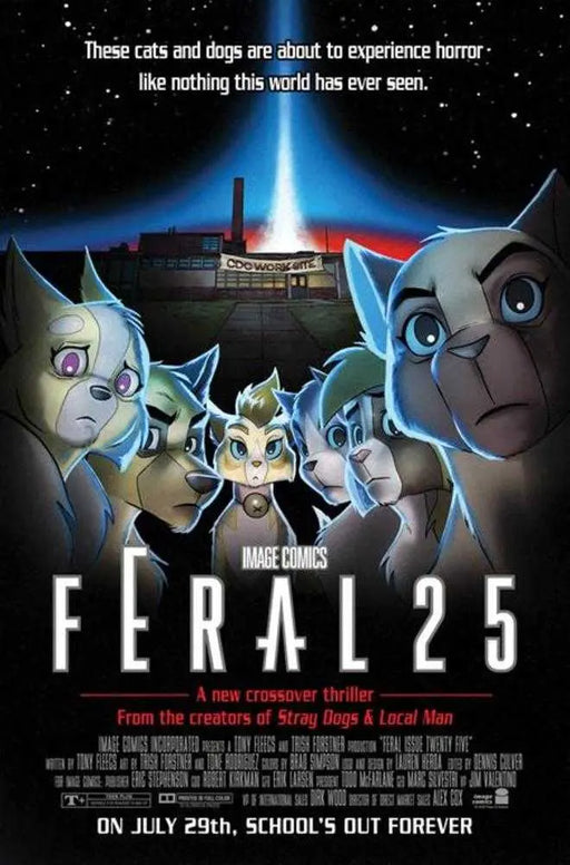 Feral #25 Cover B Tone Rodriguez & Allen Passalaqua Faculty Homage Variant Image Comics