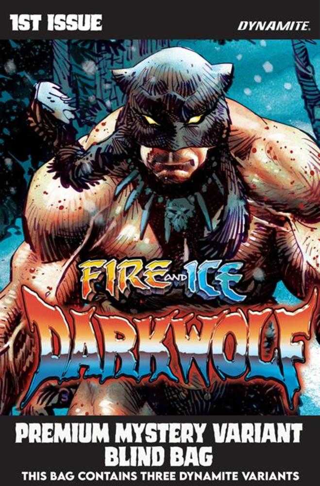 Fire And Ice Darkwolf #1 Cover G Premium Mystery Blind Bag Variant Dynamite Entertainment
