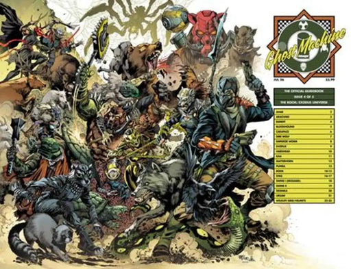 Ghost Machine The Official Guidebook #4 (Of 5) Cover C Ivan Reis & Danny Miki Wraparound Variant Image Comics
