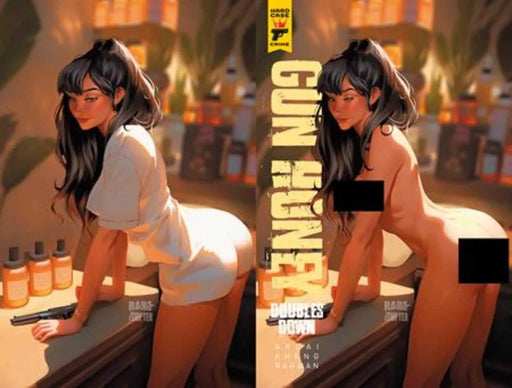 Gun Honey Doubles Down #2 (Of 4) Cover F Rare Tempter Wraparound Nude/Clothed Bagged Variant (Mature) Titan Comics