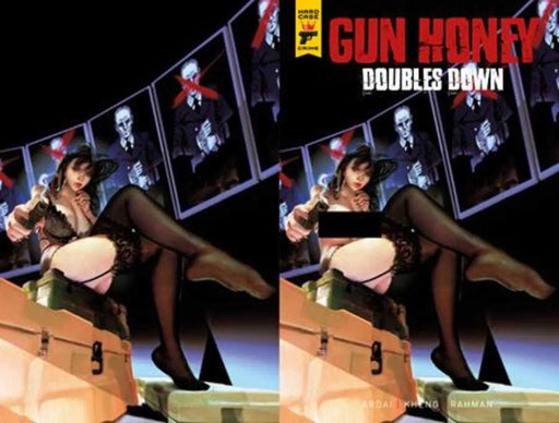 Gun Honey Doubles Down #2 (Of 4) Cover H Seage Wraparound Nude/Clothed Bagged Variant (Mature) Titan Comics