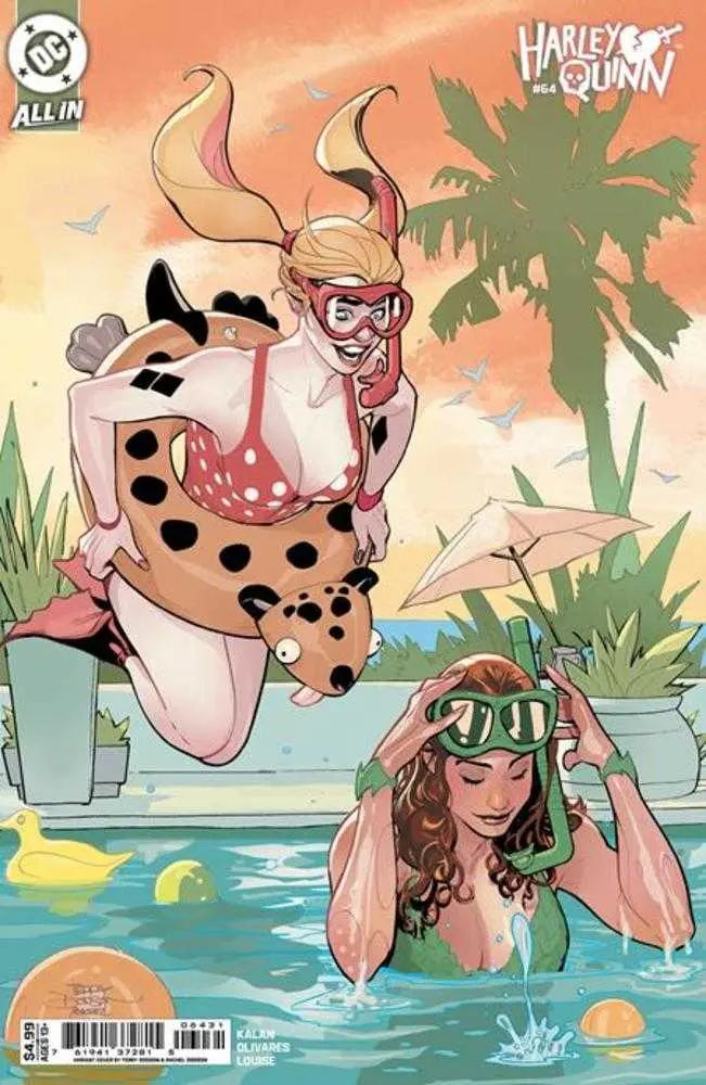 Harley Quinn #64 Cover C Terry Dodson & Rachel Dodson Card Stock Variant DC Comics