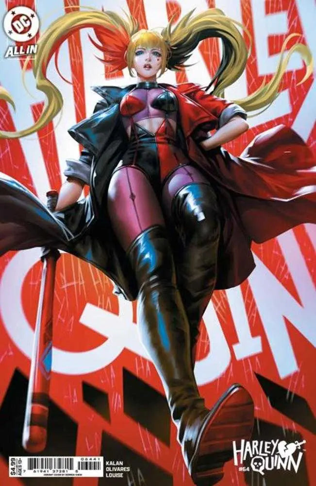 Harley Quinn #64 Cover D Derrick Chew Card Stock Variant DC Comics