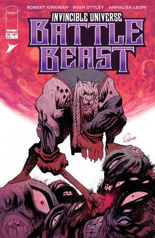 Invincible Universe Battle Beast #11 Cover D 1 in 25 James Harren Variant Image Comics
